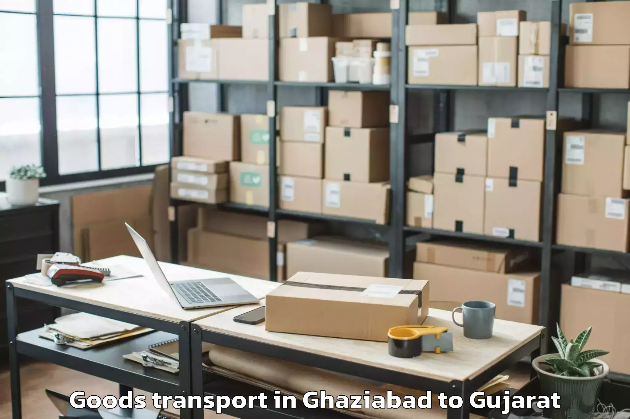 Leading Ghaziabad to Botad Goods Transport Provider